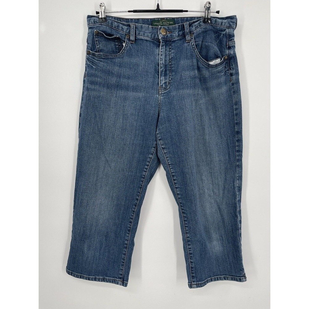 LRL Lauren Jeans Co. Women's Ralph Lauren Denim Jean Capris-Size 12